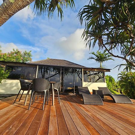 Jolie Maison Vue Ocean Et Moorea Punaauia  Exteriör bild